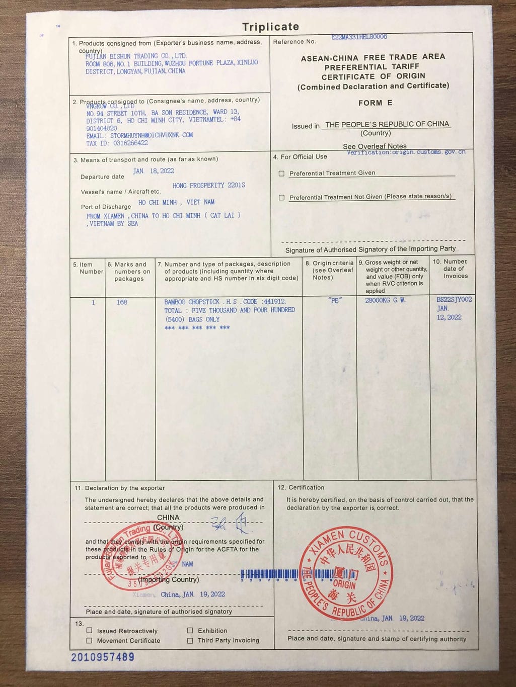 C/O Form E là gì? Hướng dẫn tra cứu, kiểm tra và sử dụng C/O Form E mới nhất 5 co-form-e-la-gi-2